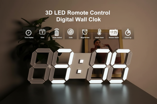 3D LED Wanduhr Features