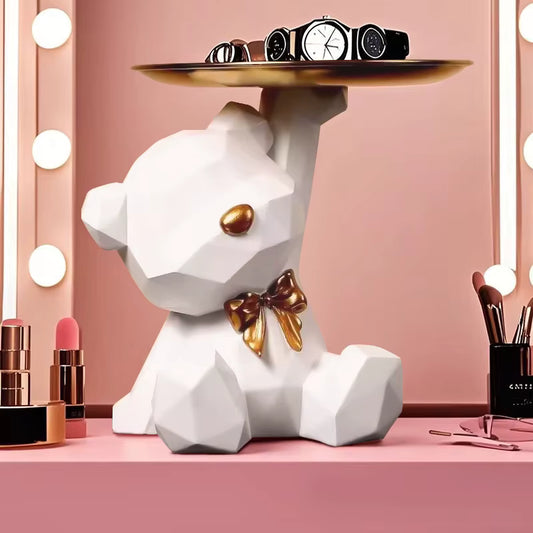 Kawaii Geometrische Schmetterling Bär Tablett Wohnzimmer Desktop Dekoration Süßigkeiten Verschiedenes Ablage Hauze Dekoration