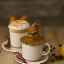 Kreative Gesicht Hut Micro Szene Skulptur Ornament