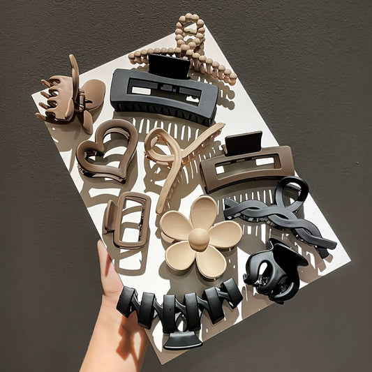 11-teiliges Haarclip-Set für Damen - Mattiertes High-End Design